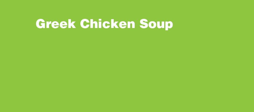 Greek Chicken Soup