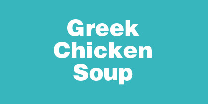 Greek Chicken Soup