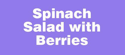 Spinach Salad with Berries